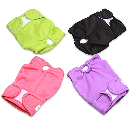 Foto 3 pulgar | Pañales Para Perros Teamoy Lavables Y Reutilizables Para Perras (4 Unidades) - Venta Internacional.