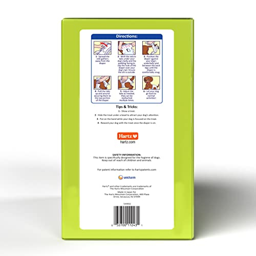 Foto 2 | Pañales Desechables Para Perros Hartz Flashdry Gel Technology M 32 - Venta Internacional.