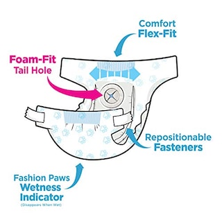 Foto 3 | Pañales Desechables Para Perros Four Paws Wee-wee, 12 Unidades, L/xl - Venta Internacional.