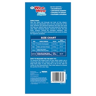 Foto 6 | Pañales Desechables Para Perros Four Paws Wee-wee, 12 Unidades, L/xl - Venta Internacional.