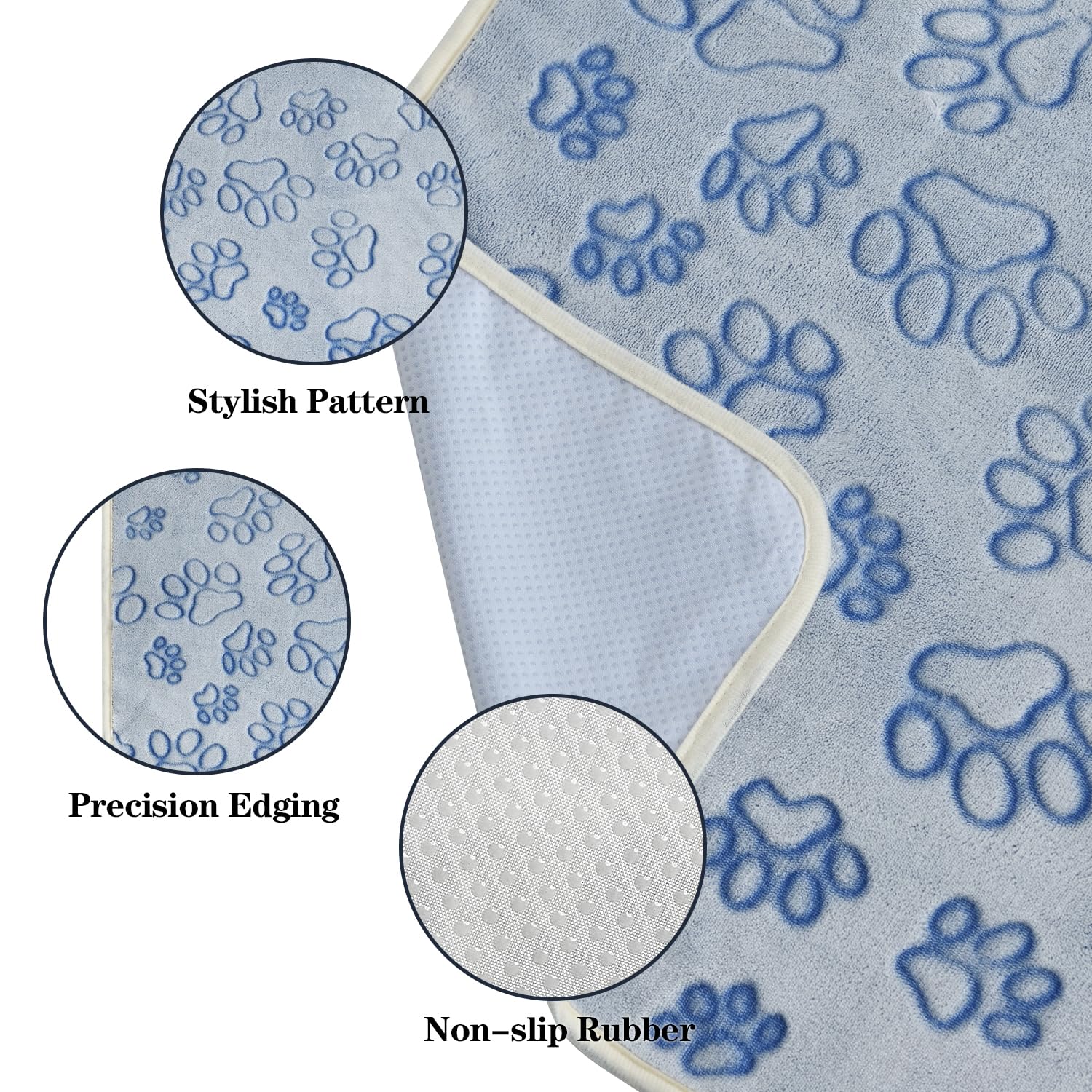 Foto 4 | Puppy Pads Qeils Reutilizables  Paquete De 2  Lavables Para Perros De 23 X 36 Pulgadas - Venta Internacional.
