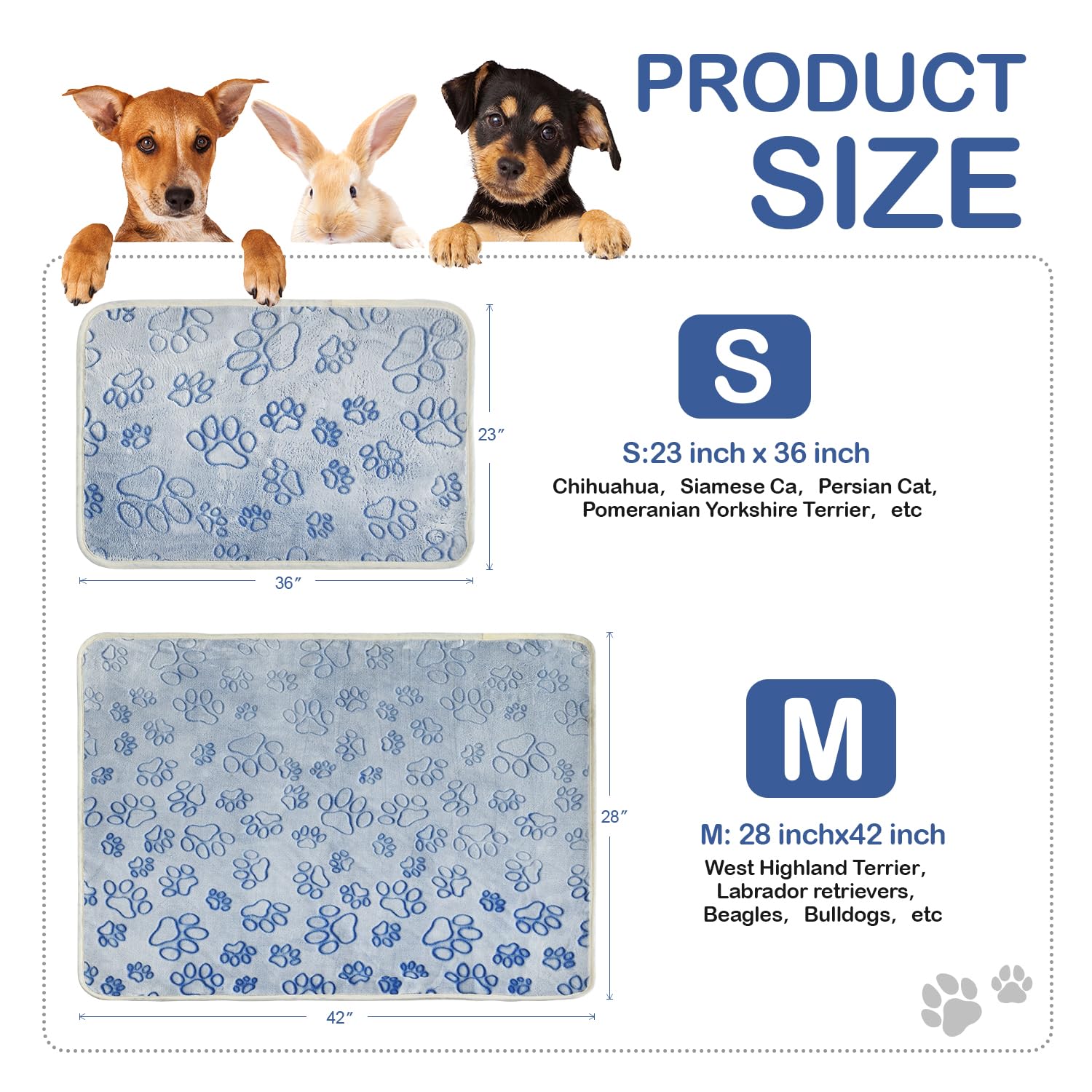 Foto 6 pulgar | Puppy Pads Qeils Reutilizables  Paquete De 2  Lavables Para Perros De 23 X 36 Pulgadas - Venta Internacional.