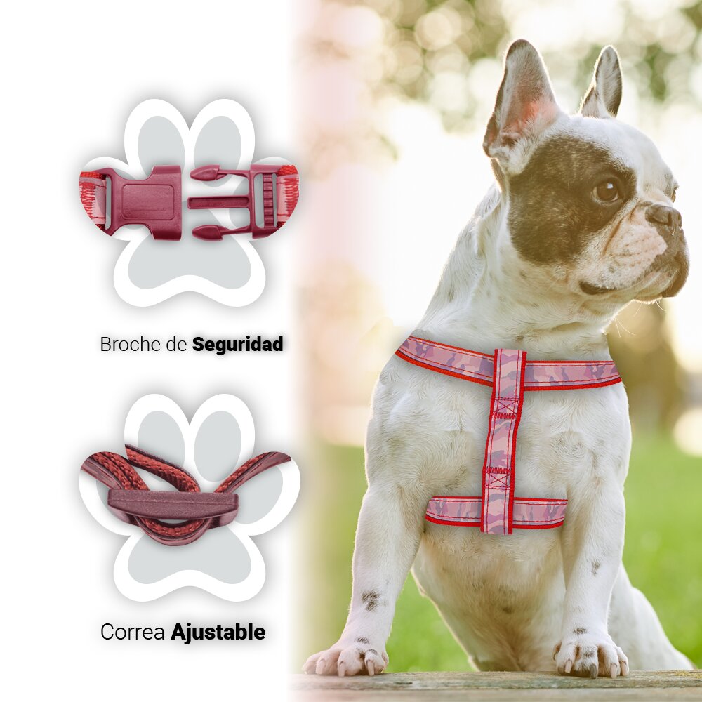 Foto 3 pulgar | Pechera para Mascotas con Antirreflejante con Rojo Ergonómico Talla Grande de Alta Resistencia