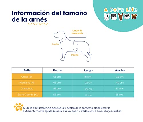 Foto 4 | Arnés Tipo ''t'' Pet's Life PP93 color Anaranjado Chico