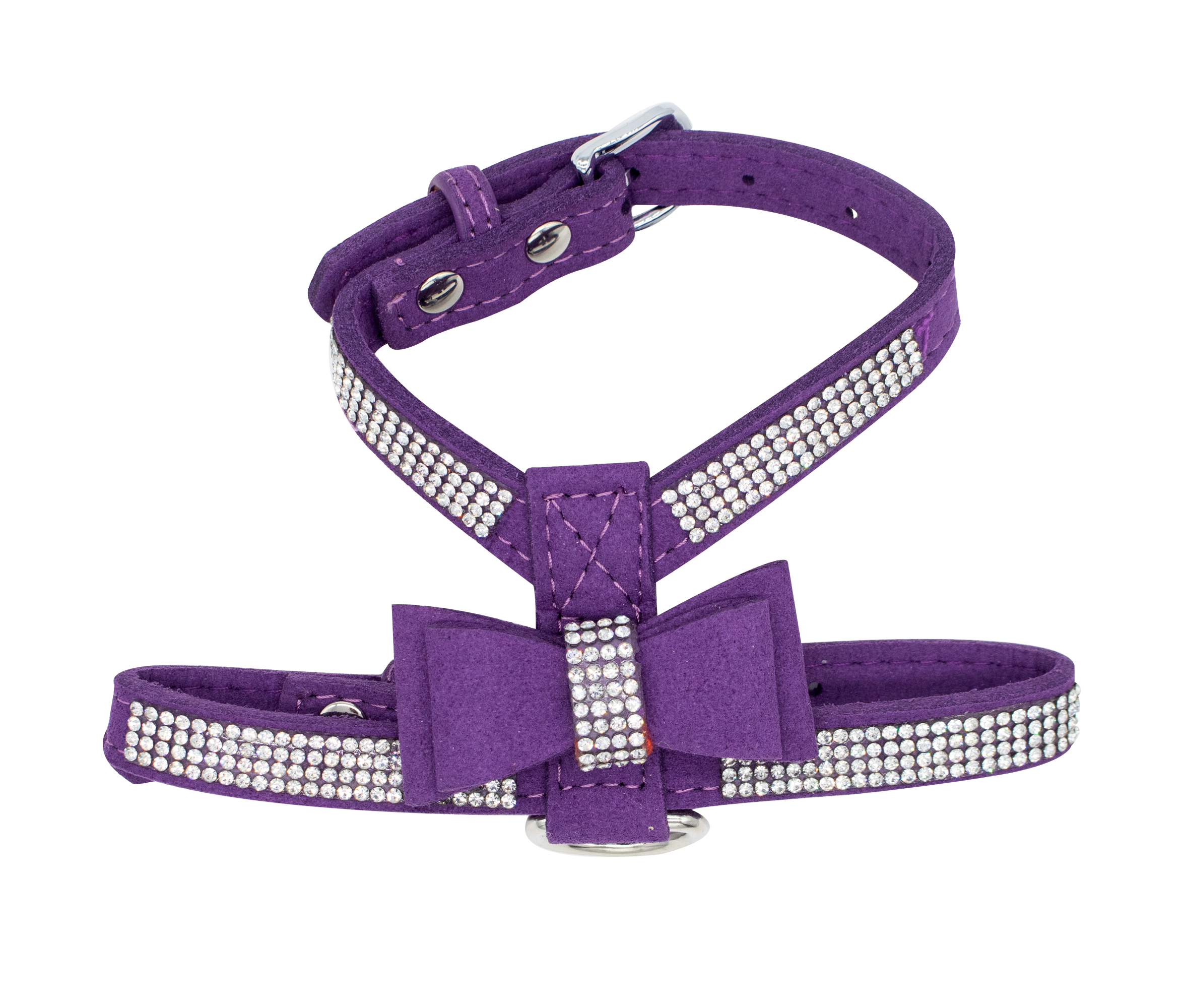 Foto 2 pulgar | Arnés con Moño para Mascotas Pet's Life PP64 Morado Chico