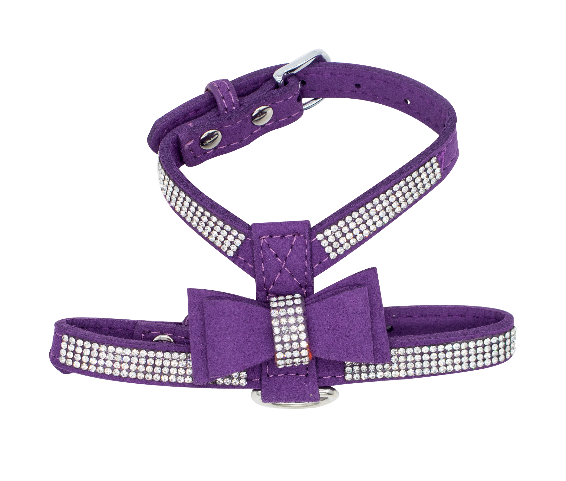 Arnés con Moño para Mascotas Pet's Life PP64 Morado Chico