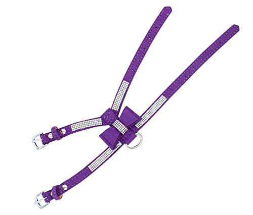 Foto 5 pulgar | Arnés con Moño para Mascotas Pet's Life PP64 Morado Chico
