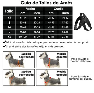 Foto 2 | Arnés para Perro Talla S Antideslizante Negro con Rojo