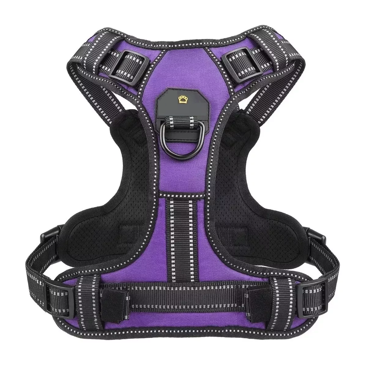 Pechera para Perro Regulable Con Bandas Reflectivas Eo Safe Imports Esi-7939 color Púrpura
