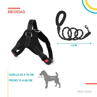 Foto 2 | Pechera Poli Pets con Correa Talla L 62 cm