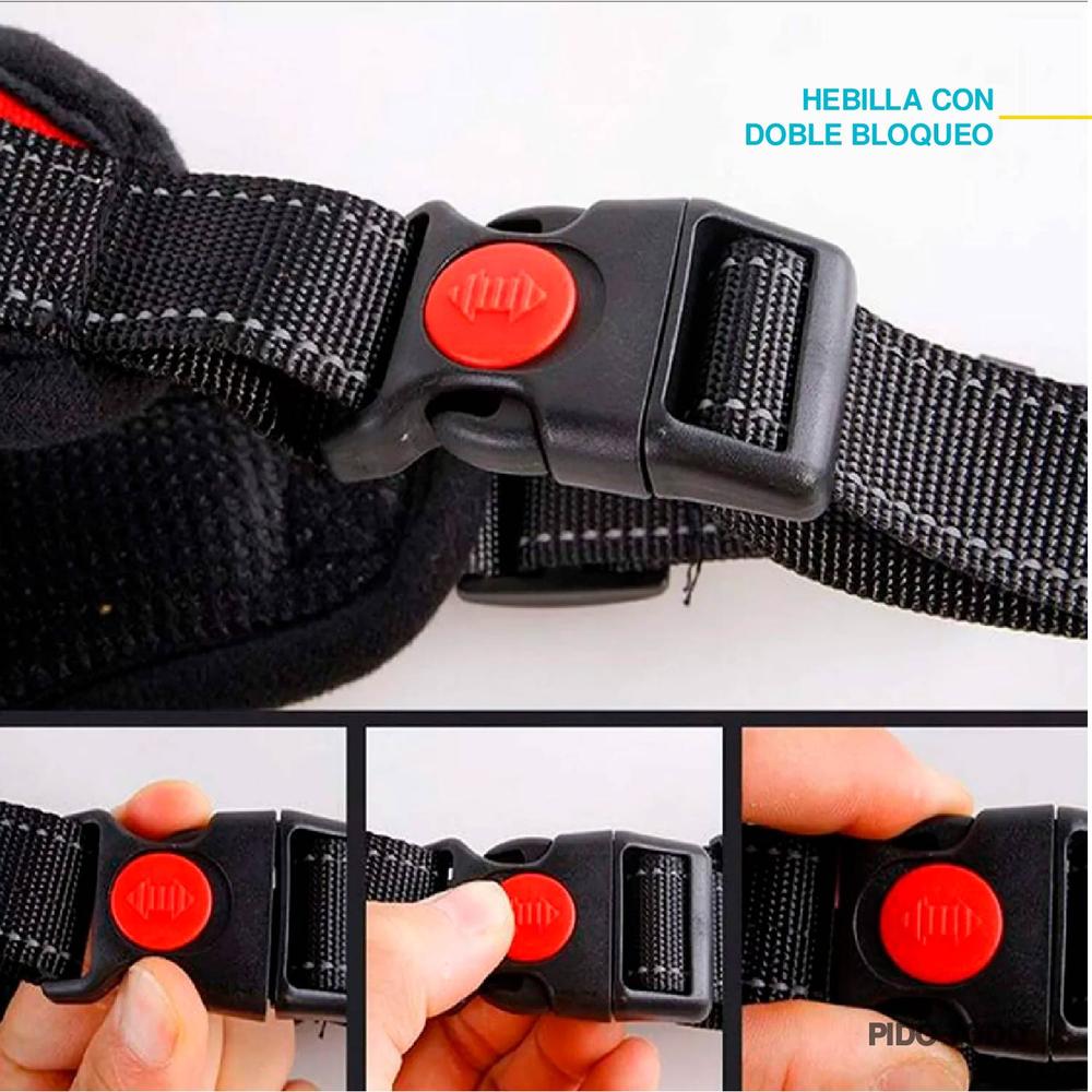 Foto 6 pulgar | Pechera Poli Pets con Correa Talla L 62 cm