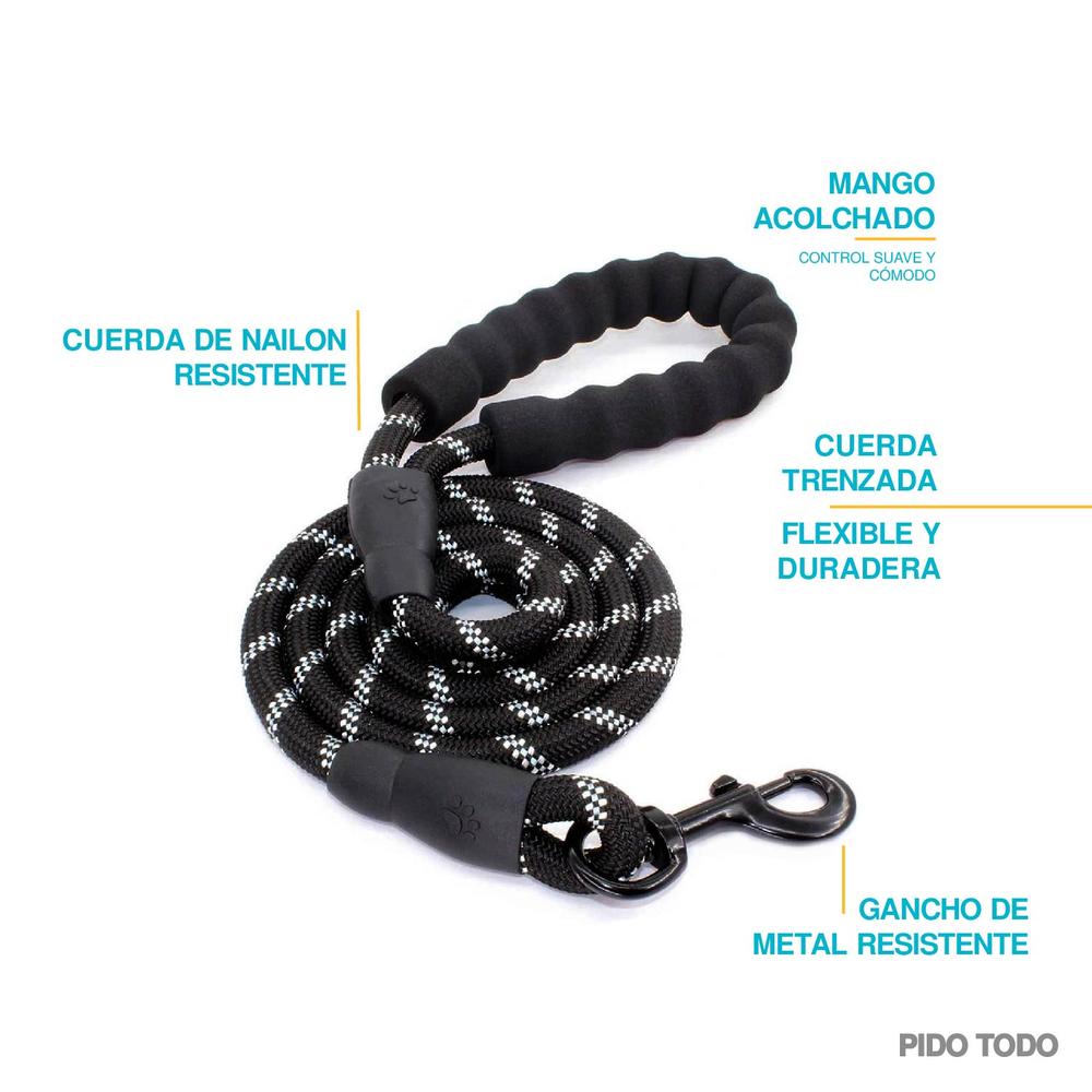 Foto 8 pulgar | Pechera Poli Pets con Correa Talla L 62 cm