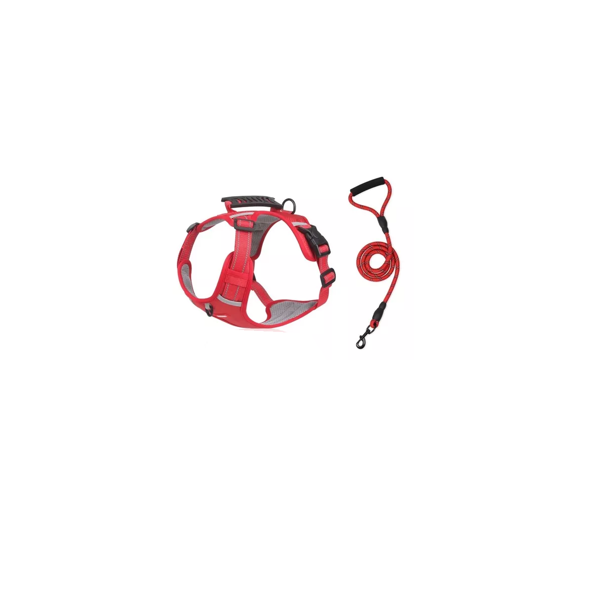 Pechera Arnés De Seguridad Grande Xl Eo Safe Imports Esi-11555 Roja para Perro