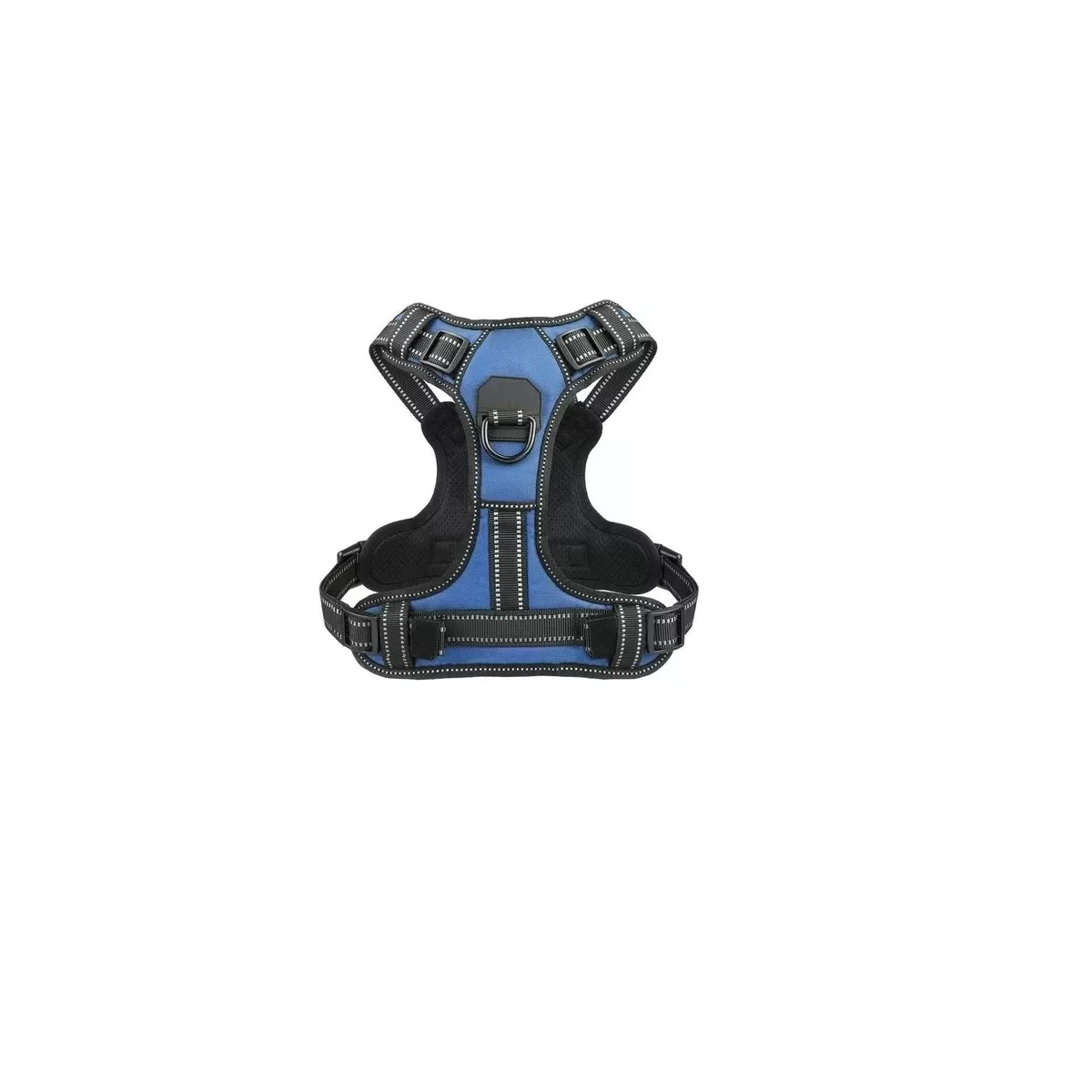 Pechera Arnés Regulable Con Bandas Reflectivas M  Eo Safe Imports Esi-11559 Azul para Perro