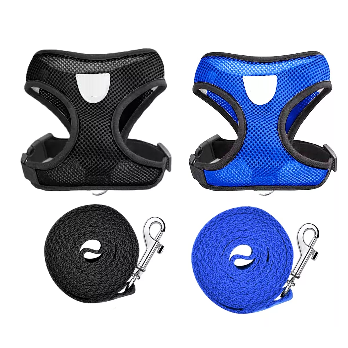 Foto 2 pulgar | Set 2 Pechera Arnés Y Correa G Eo Safe Imports Esi-11570 Negro y Azul
