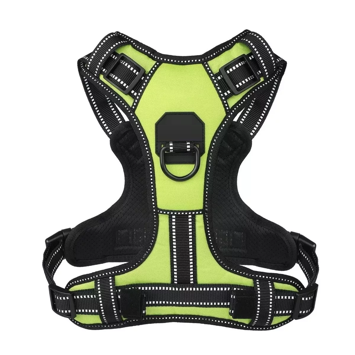 Pechera Arnés Regulable Con Bandas Reflectivas M Eo Safe Imports Esi-11565 Verde para Perro