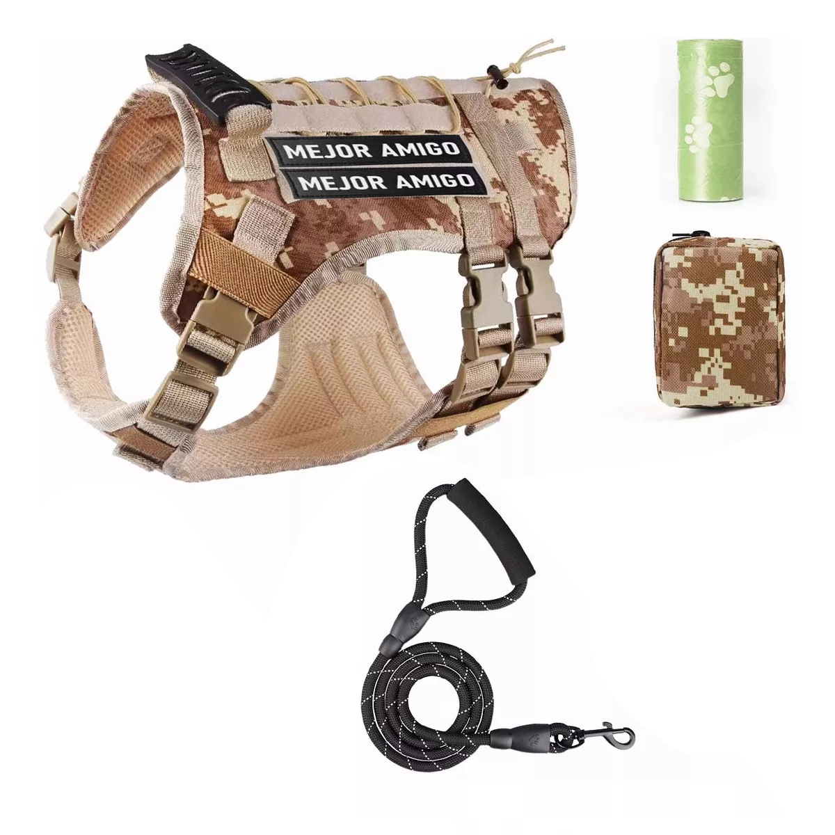 Foto 3 pulgar | Pechera Arnés de Seguridad para Perro Camuflaje G Eo Safe Imports Esi-11568 Marrón