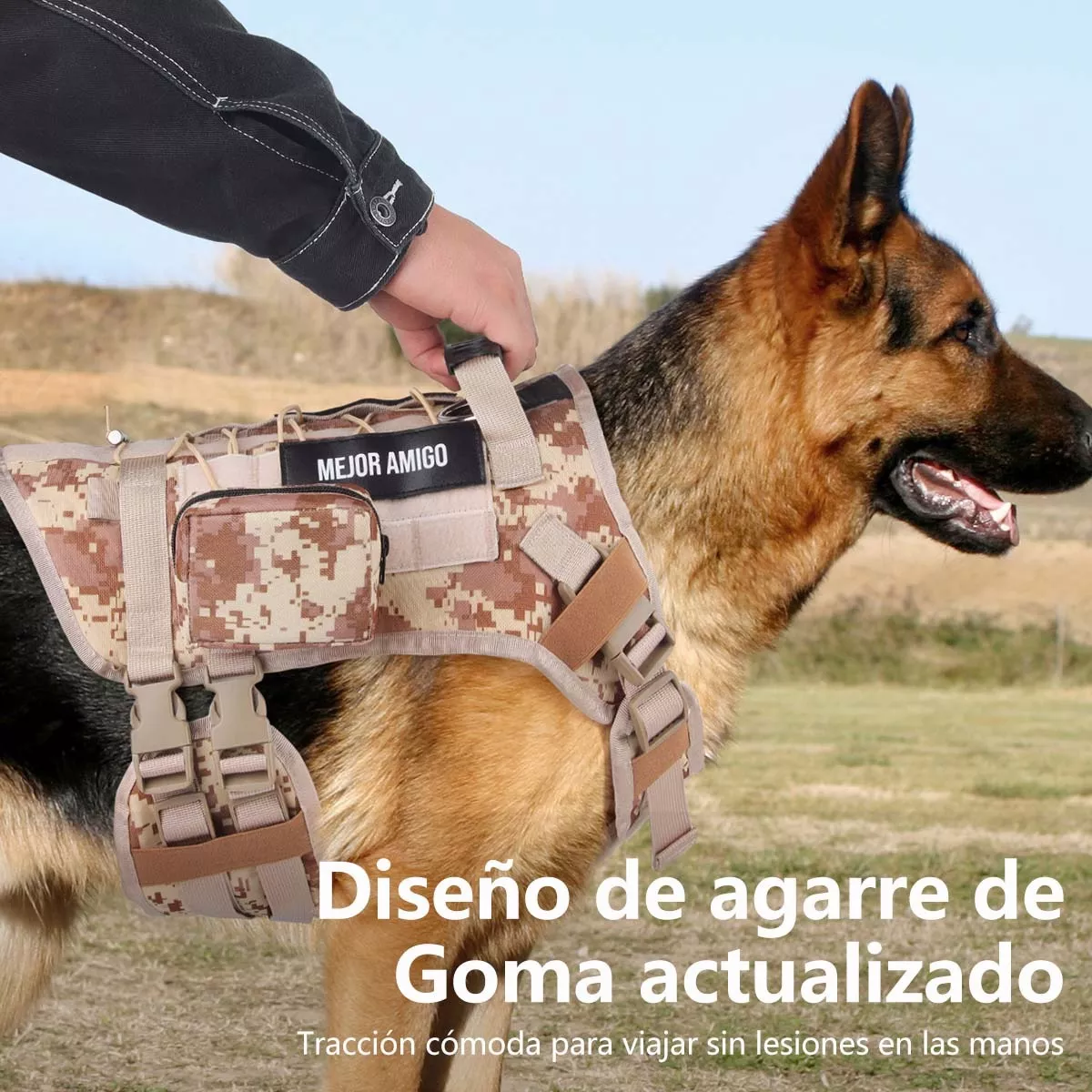 Foto 5 pulgar | Pechera Arnés de Seguridad para Perro Camuflaje G Eo Safe Imports Esi-11568 Marrón