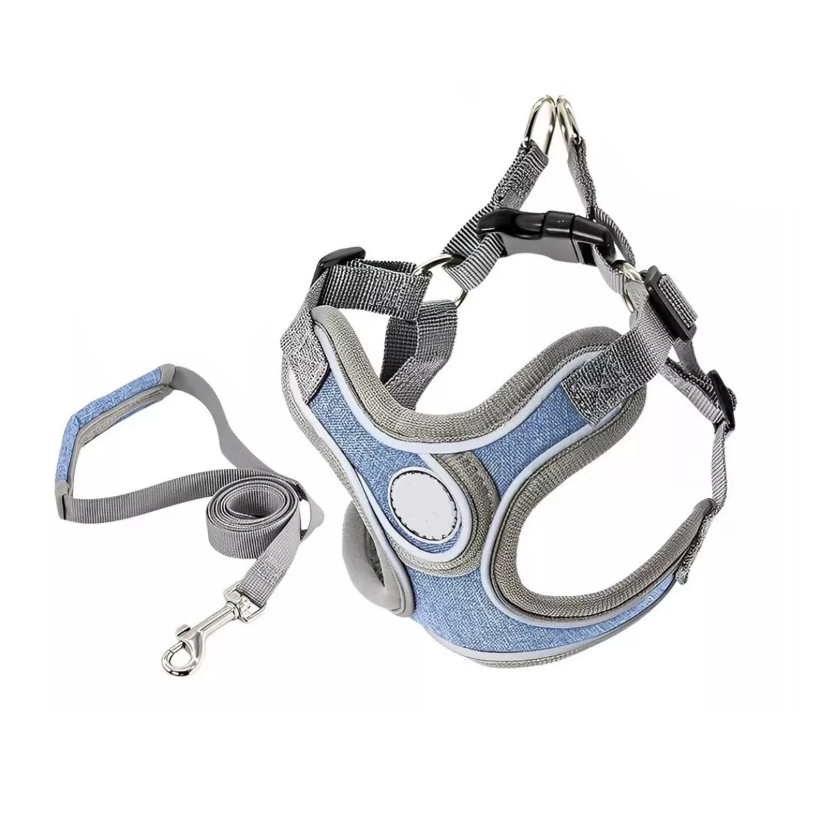Pechera Arnés Tipo con Correa y Bandas Reflectantes M Eo Safe Imports Esi-11569 Azul