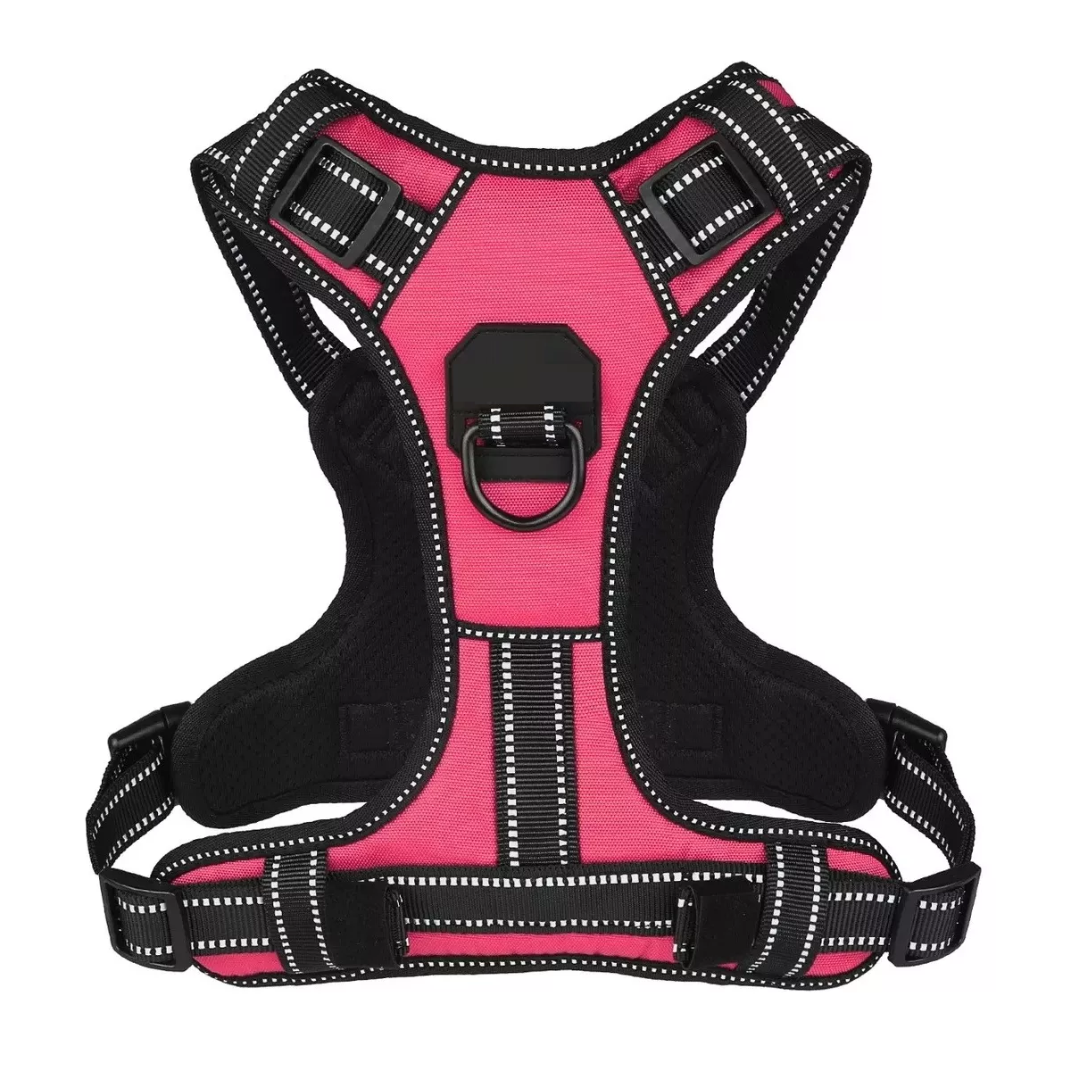 Pechera Arnés para Perro Regulable con Bandas Reflectivas Xl Eo Safe Imports Esi-11564 Rosa