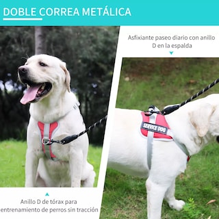 Foto 2 | Pechera Para Perro Arnes Chaleco Reflectante Con Correas Eo Safe Imports Esi-12195 Rojo