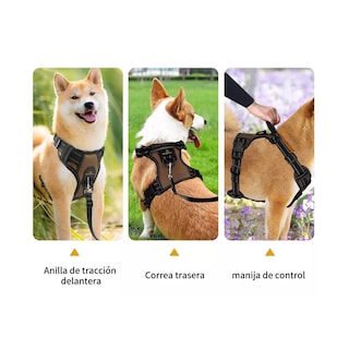 Foto 3 | Pechera Arnés Regulable Con Bandas Reflectivas S Eo Safe Imports Esi-12842 Multicolor para Perro