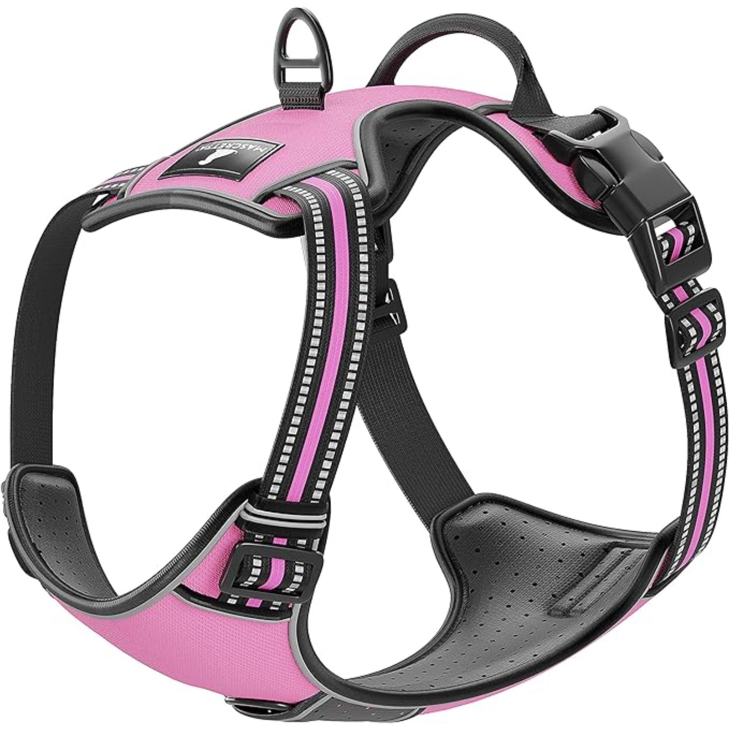Arnés Antitirones para Perro M Mascretta color Rosa