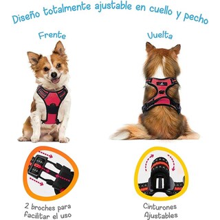 Foto 4 | Arnés Antitirones Rojo Xs Mascretta para Perro