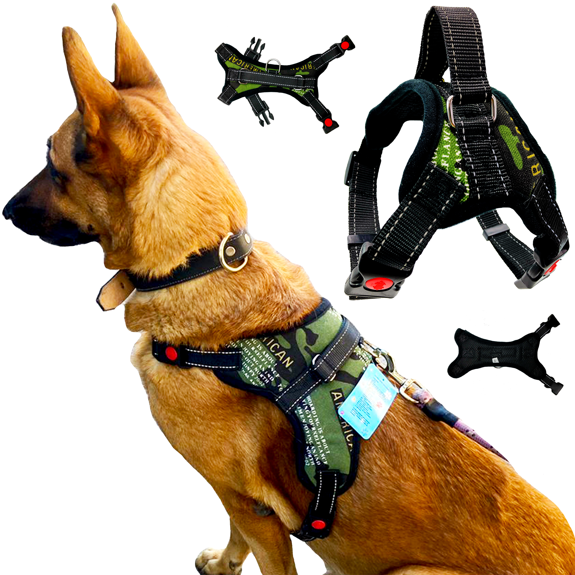 Foto 4 pulgar | Pechera para Perros Amigos Peludos con Arnés de Seguridad Razas Medianas Y Grandes