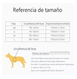 Foto 3 | Pecheras Arnés con Correa Y Bandas Reflectantes Para Perros Talla L