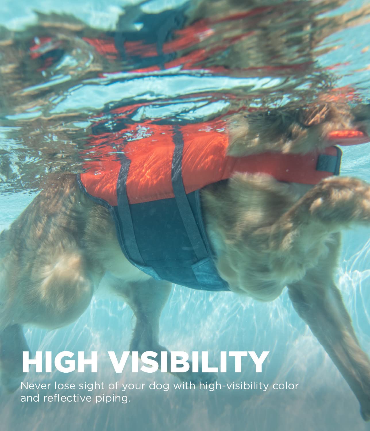 Foto 4 | Chaleco Salvavidas Para Perros Outward Hound Granby Splash Naranja, Tamaño Grande - Venta Internacional.