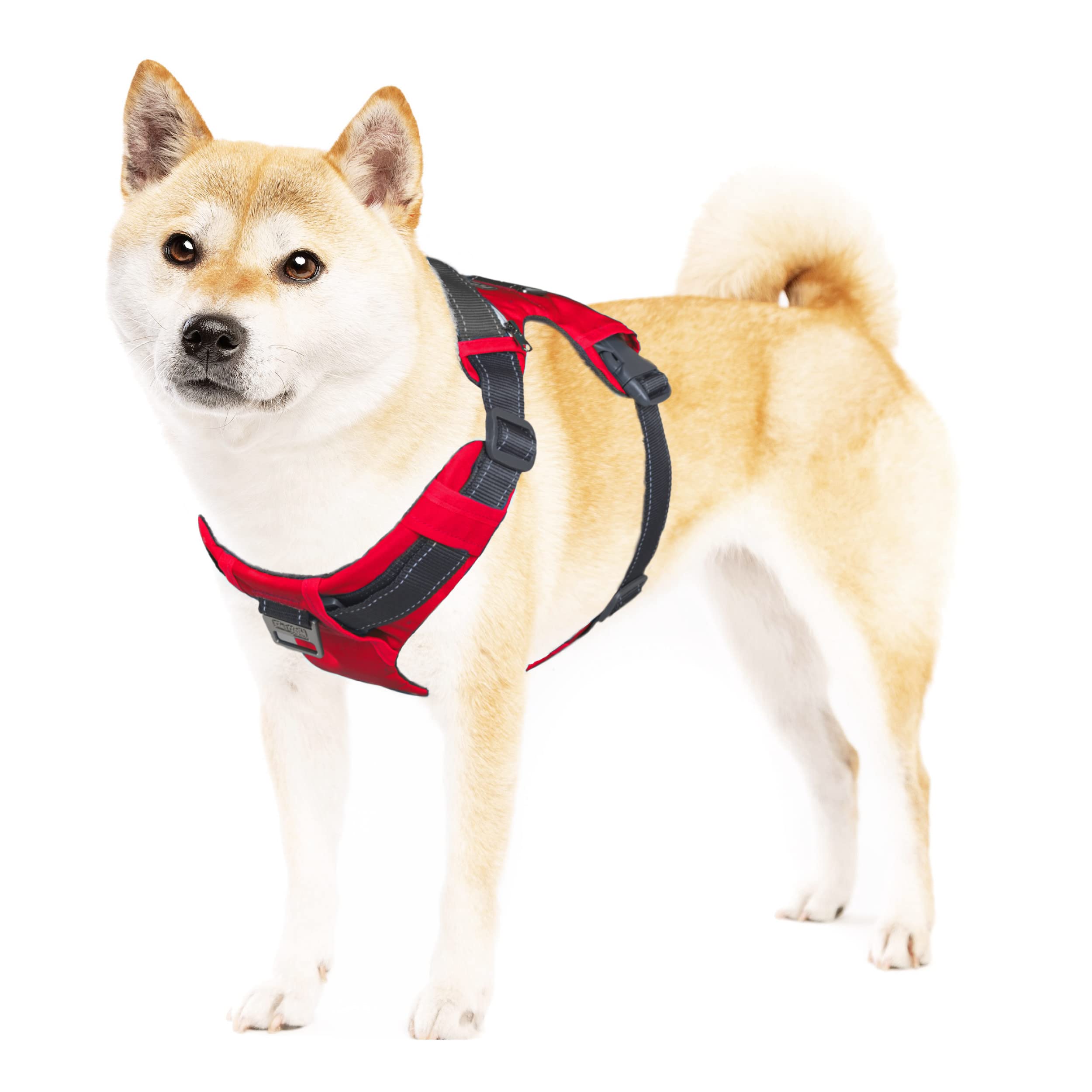 Arnés Para Perros Outward Hound Boulder Adventure Rojo, Tamaño Mediano - Venta Internacional.