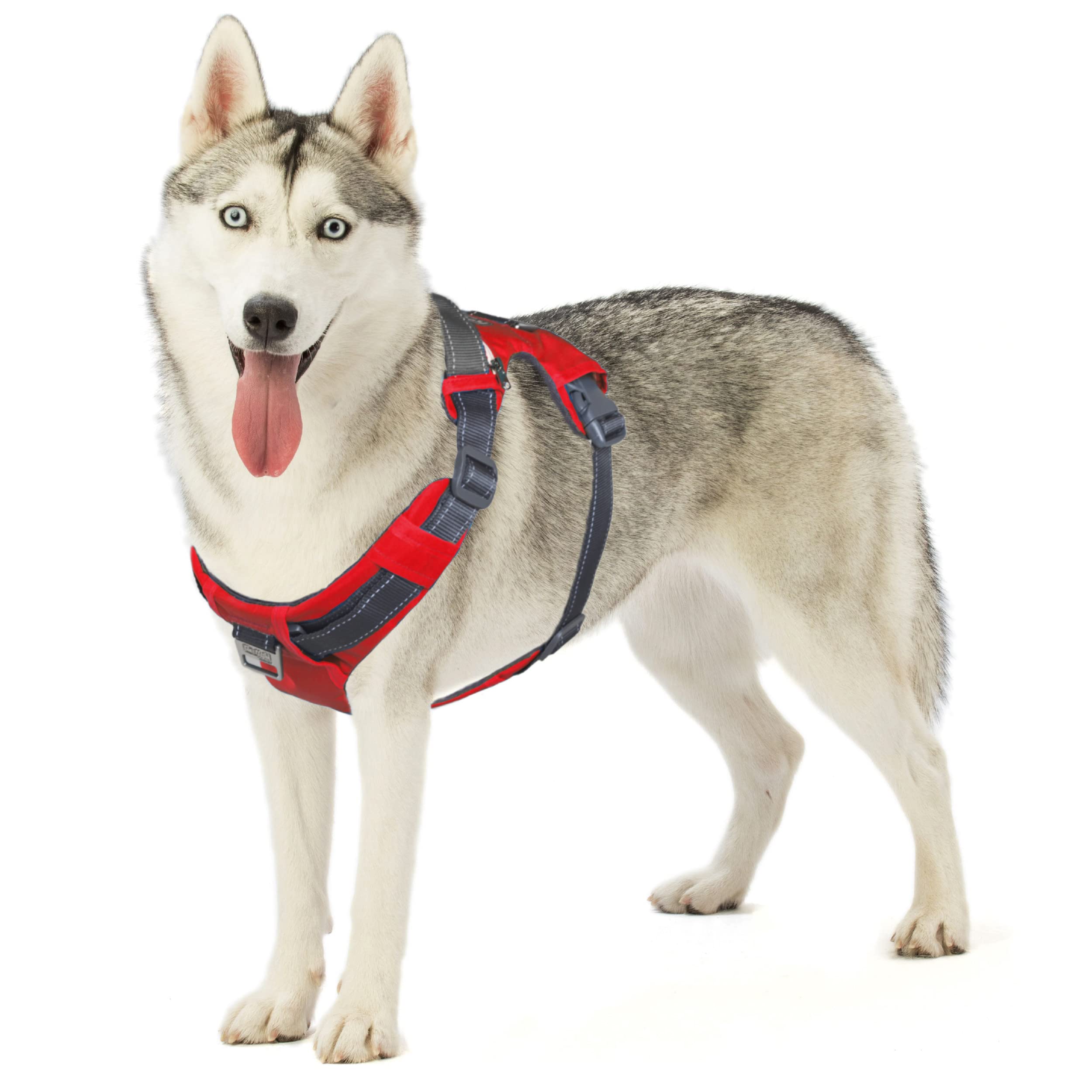 Arnés Para Perros Outward Hound Boulder Adventure Rojo, Tamaño Grande - Venta Internacional.