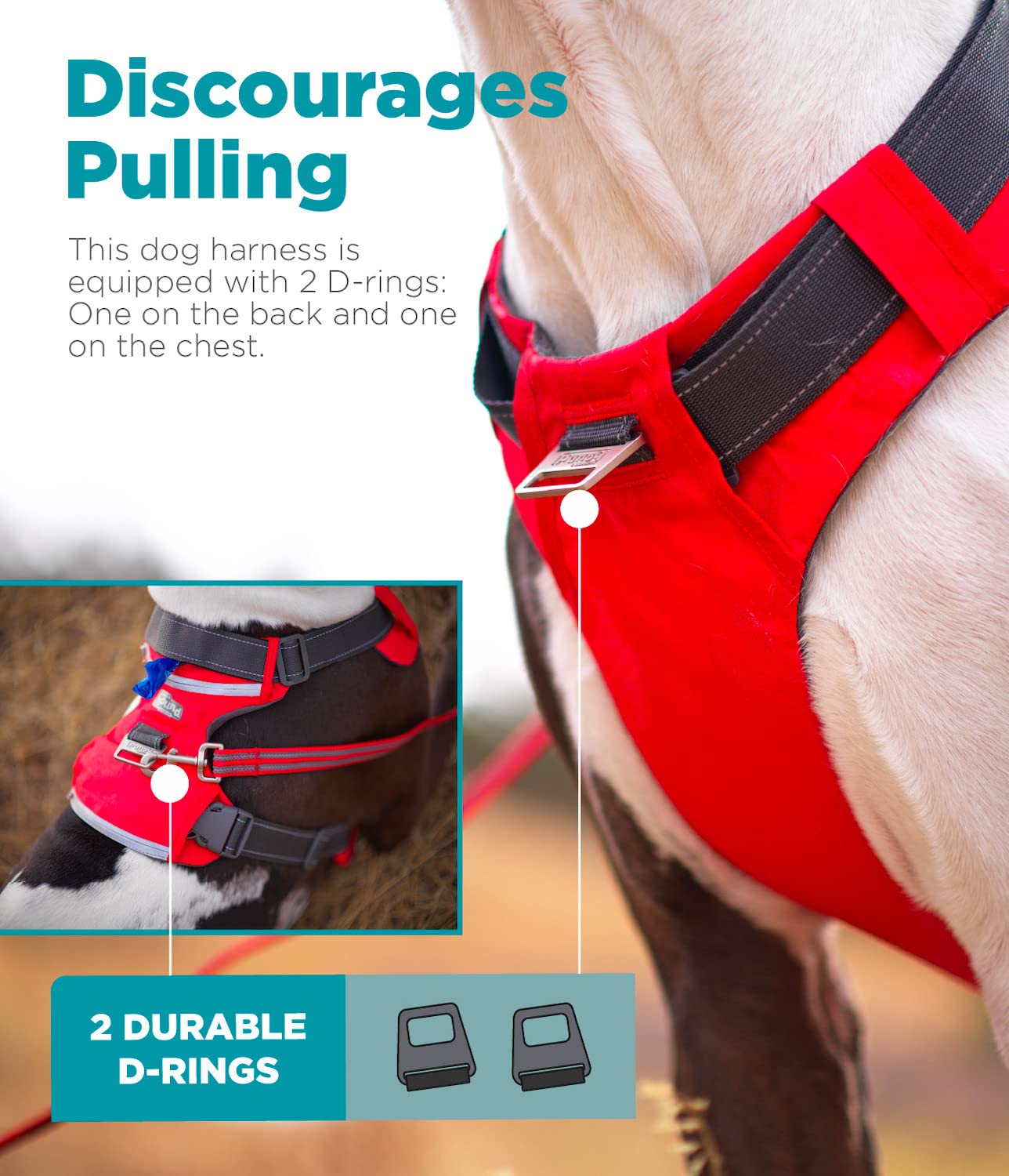 Foto 4 pulgar | Arnés Para Perros Outward Hound Boulder Adventure Rojo, Tamaño Grande - Venta Internacional.