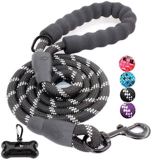 Foto 1 | Correa Para Perros Jieyou De 5 Pies, Resistente, Con Asa Acolchada, Negra - Venta Internacional.