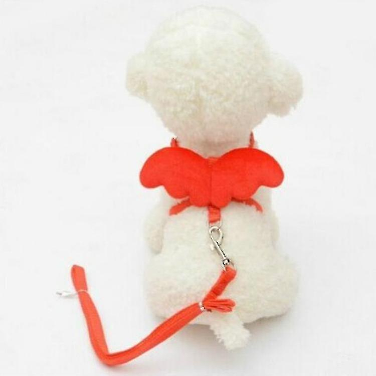 Foto 2 pulgar | Correas Para Perros Bird Cage Bird Baths Con Forma De Ángel, Color Rojo, Talla S - Venta Internacional.