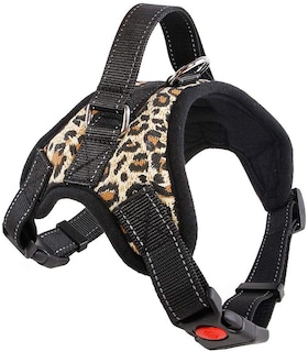 Foto 4 | Chaleco Acolchado Para Perros Con Correa En El Pecho Con Estampado De Leopardo Ajustable - Venta Internacional.