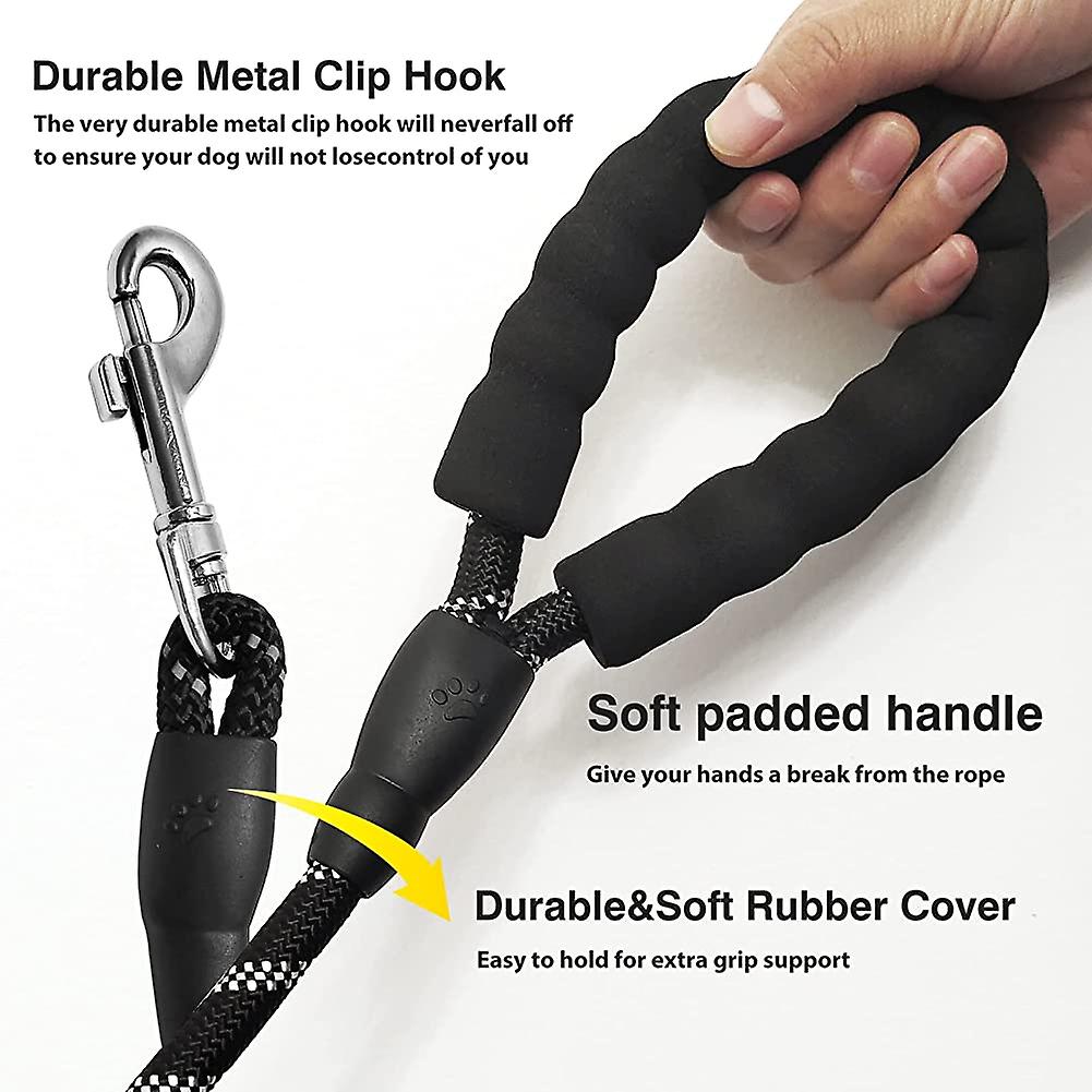 Foto 4 pulgar | Cuerda De Correa Para Perros De 1,5 M, Paquete De 2 Con Asa Acolchada Para Pequeños Y Medianos - Venta Internacional.