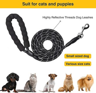 Foto 4 | Cuerda De Correa Para Perros De 1,5 M, Paquete De 2 Con Asa Acolchada Para Pequeños Y Medianos - Venta Internacional.