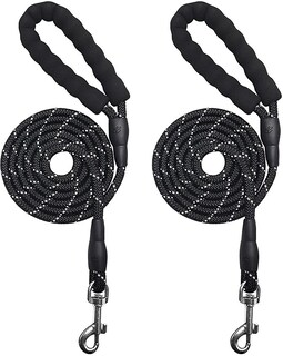 Foto 5 | Cuerda De Correa Para Perros De 1,5 M, Paquete De 2 Con Asa Acolchada Para Pequeños Y Medianos - Venta Internacional.