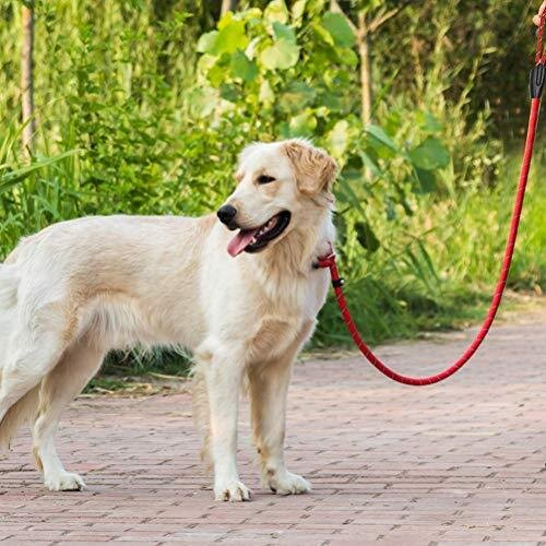 Correa De Entrenamiento Duradera Sanlin Beans Para Perros, 125 Cm, Color Rojo - Venta Internacional.