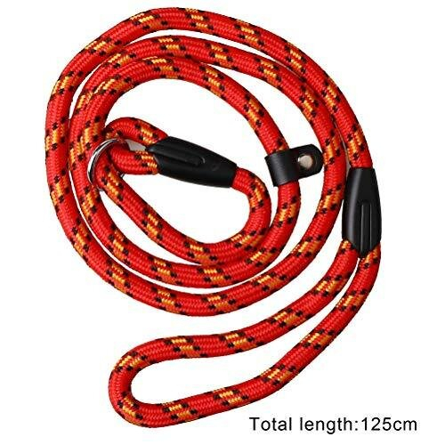 Foto 4 pulgar | Correa De Entrenamiento Duradera Sanlin Beans Para Perros, 125 Cm, Color Rojo - Venta Internacional.