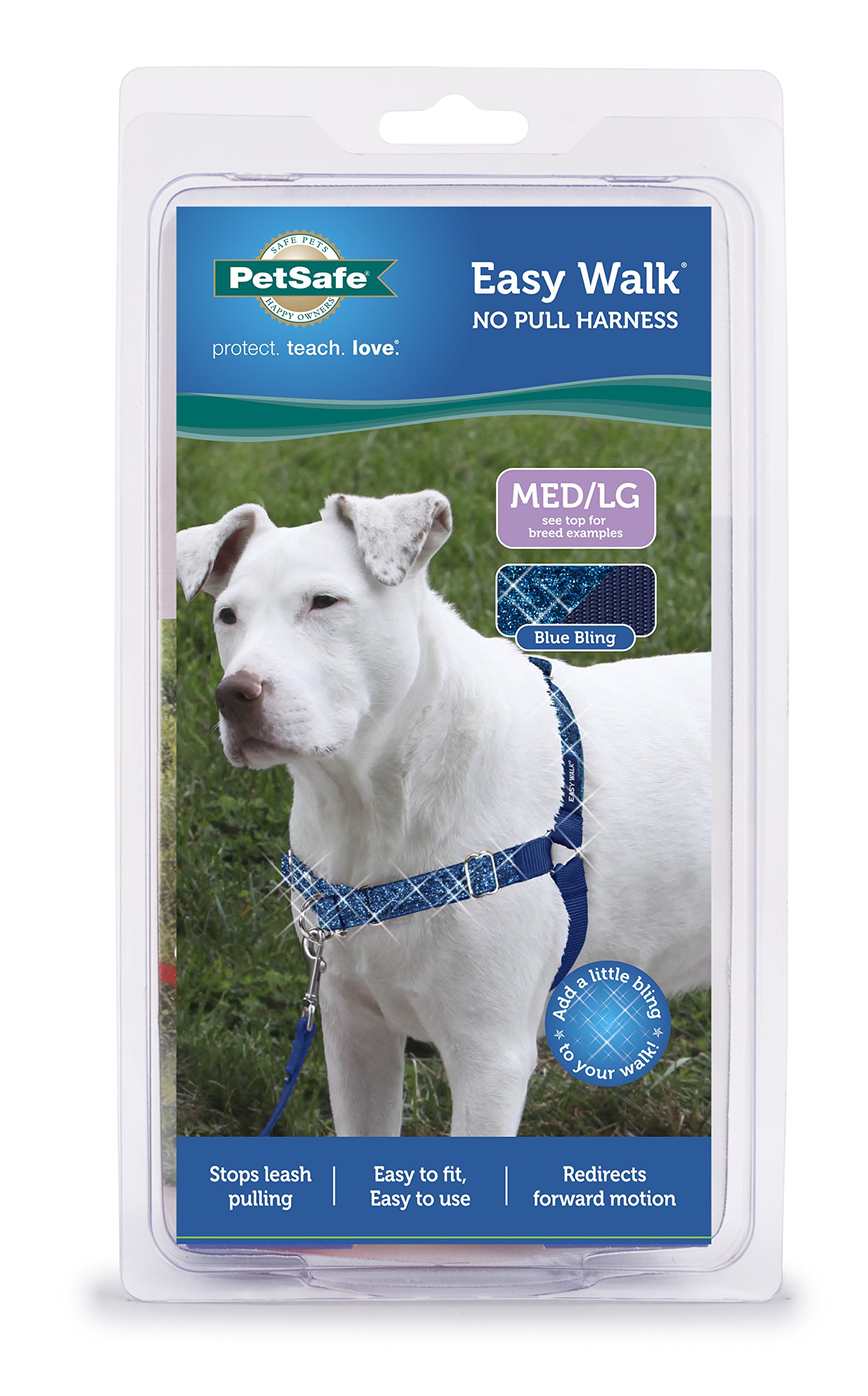 Foto 3 pulgar | Arnés Petsafe Bling Easy Walk Azul Para Perros Medianos Y Grandes - Venta Internacional.
