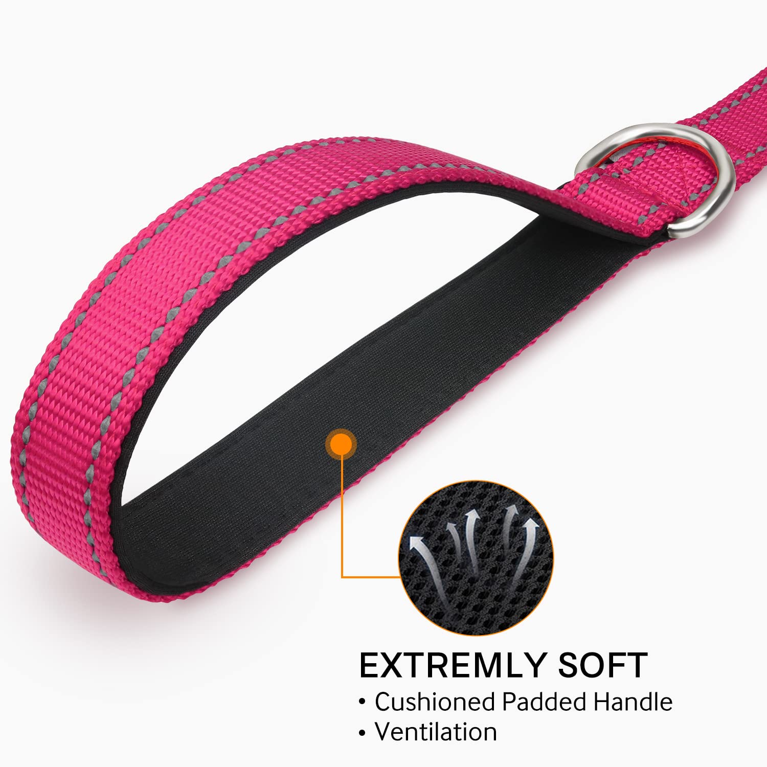 Foto 7 pulgar | Correa Para Perros Joytale De Nailon Reflectante De Doble Cara, 4 Pies - Venta Internacional.