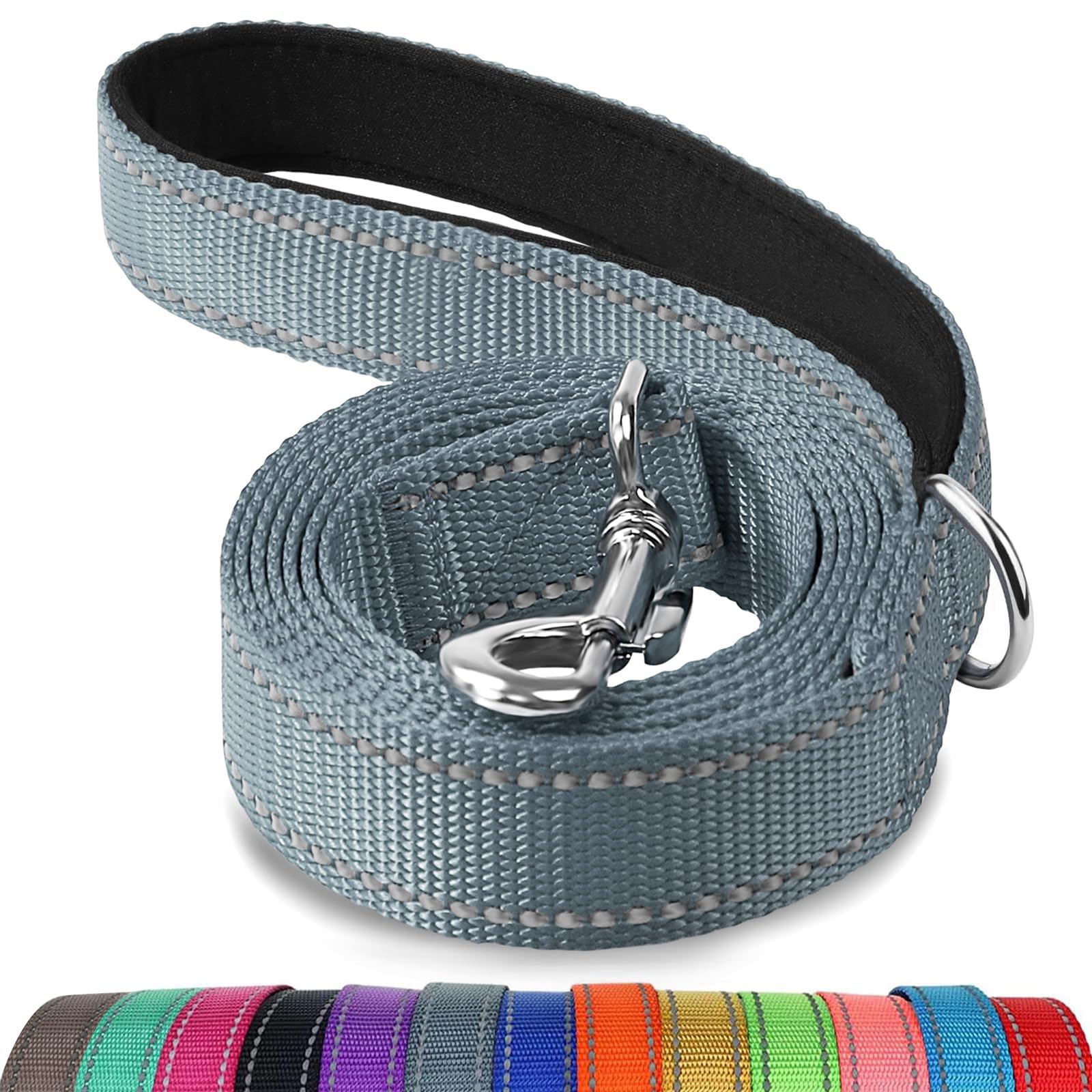 Correa Para Perros Joytale De Nailon Reflectante De Doble Cara, 6 Pies - Venta Internacional.