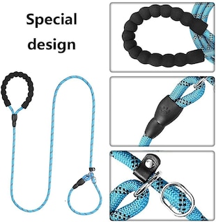Foto 3 | Correa Para Perros Huoguo, De Nailon Reflectante, Antiasfixia, 180 Cm - Venta Internacional.