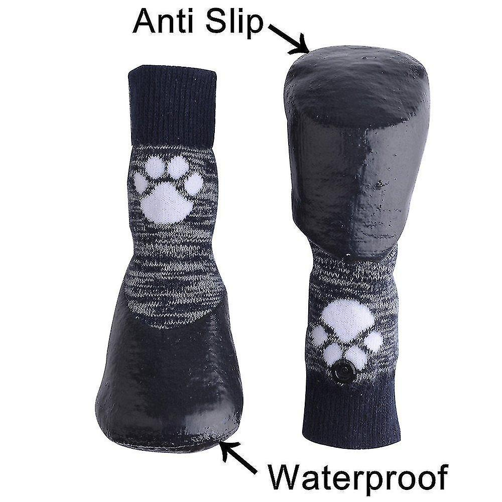 Foto 2 | Calcetines Antideslizantes E Impermeables Para Perros, Protector De Patas Xl Huoguo - Venta Internacional.