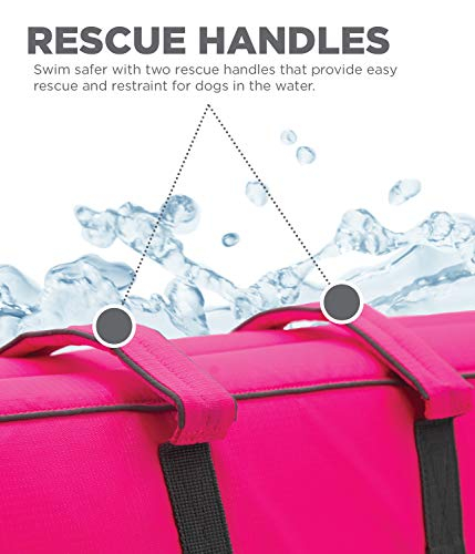 Foto 6 pulgar | Chaleco Salvavidas Para Perros Outward Hound Granby Splash Rosa, Talla M - Venta Internacional.