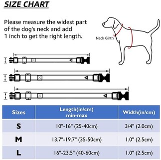 Foto 1 | Collar Para Perro Huoguo, Neopreno De Nailon Reflectante, Ajustable - Venta Internacional.