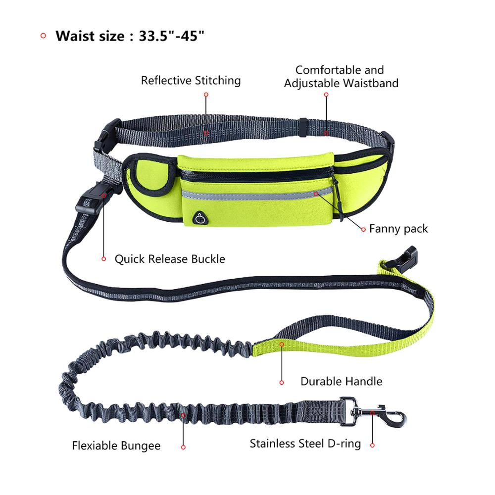 Foto 4 pulgar | Correa Para Perro Hands Free, Reflectante, Impermeable, Para Tamaño Mediano Y Grande  - Venta Internacional.